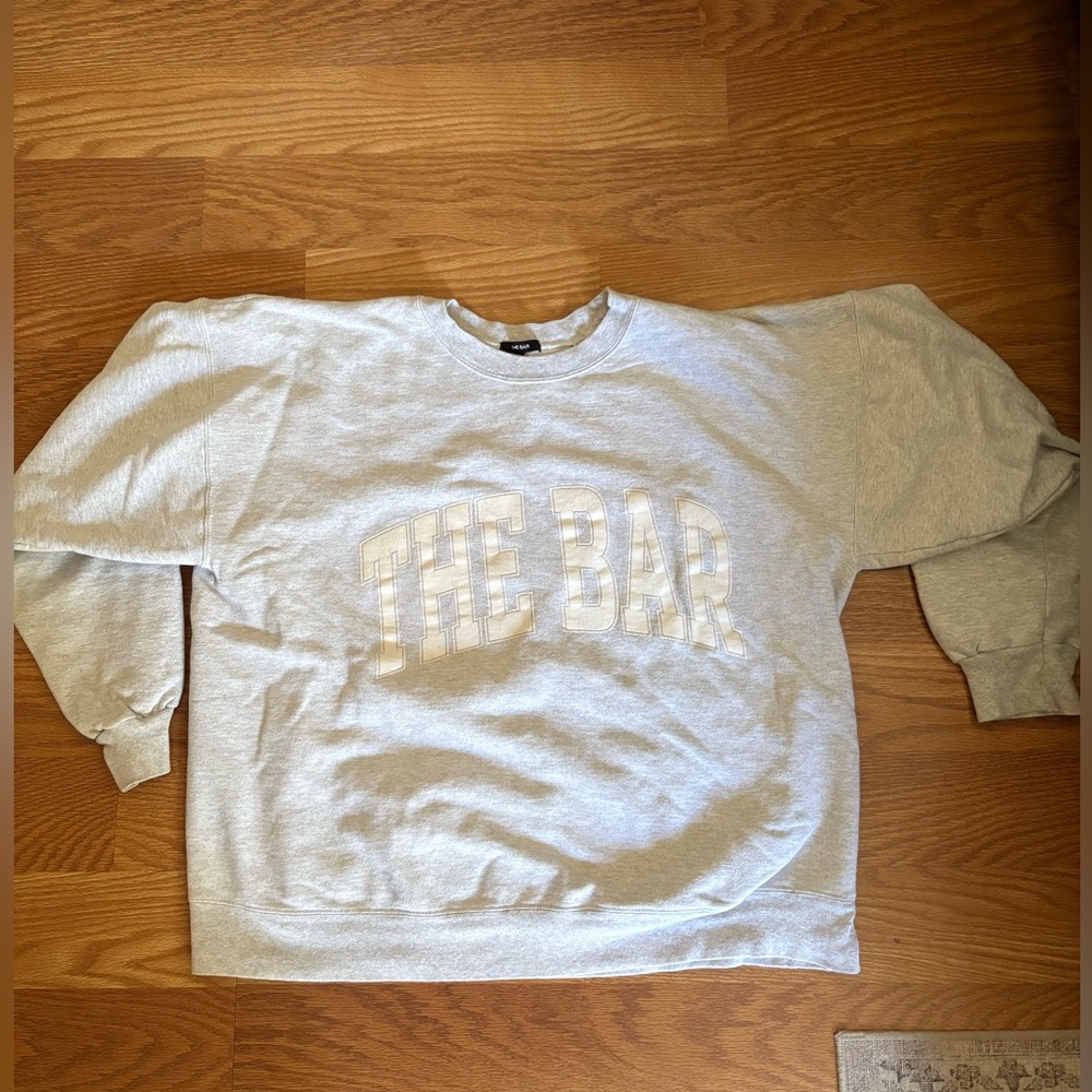 Gray 'The Bar' women’s sweater / sweatshirt